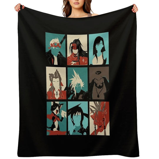 Fantasy Final Seven Shrink-resistant Throw Blanket