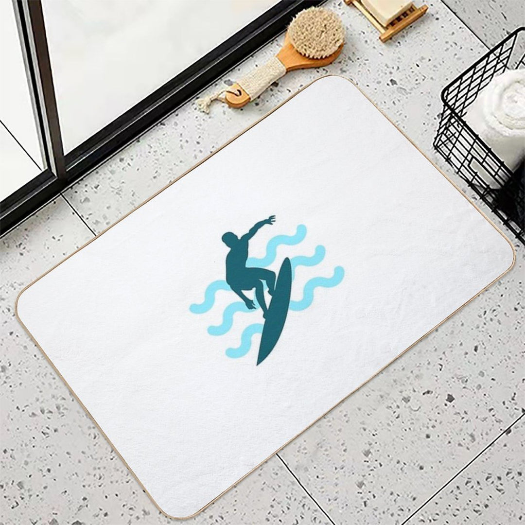 SURF LIFE - LIVING - LIVE - SURF LIVING  Fade-Resistant Bath Mat