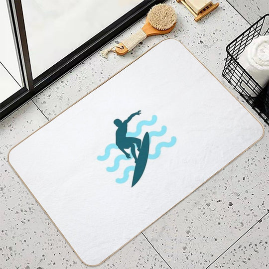 SURF LIFE - LIVING - LIVE - SURF LIVING  Fade-Resistant Bath Mat