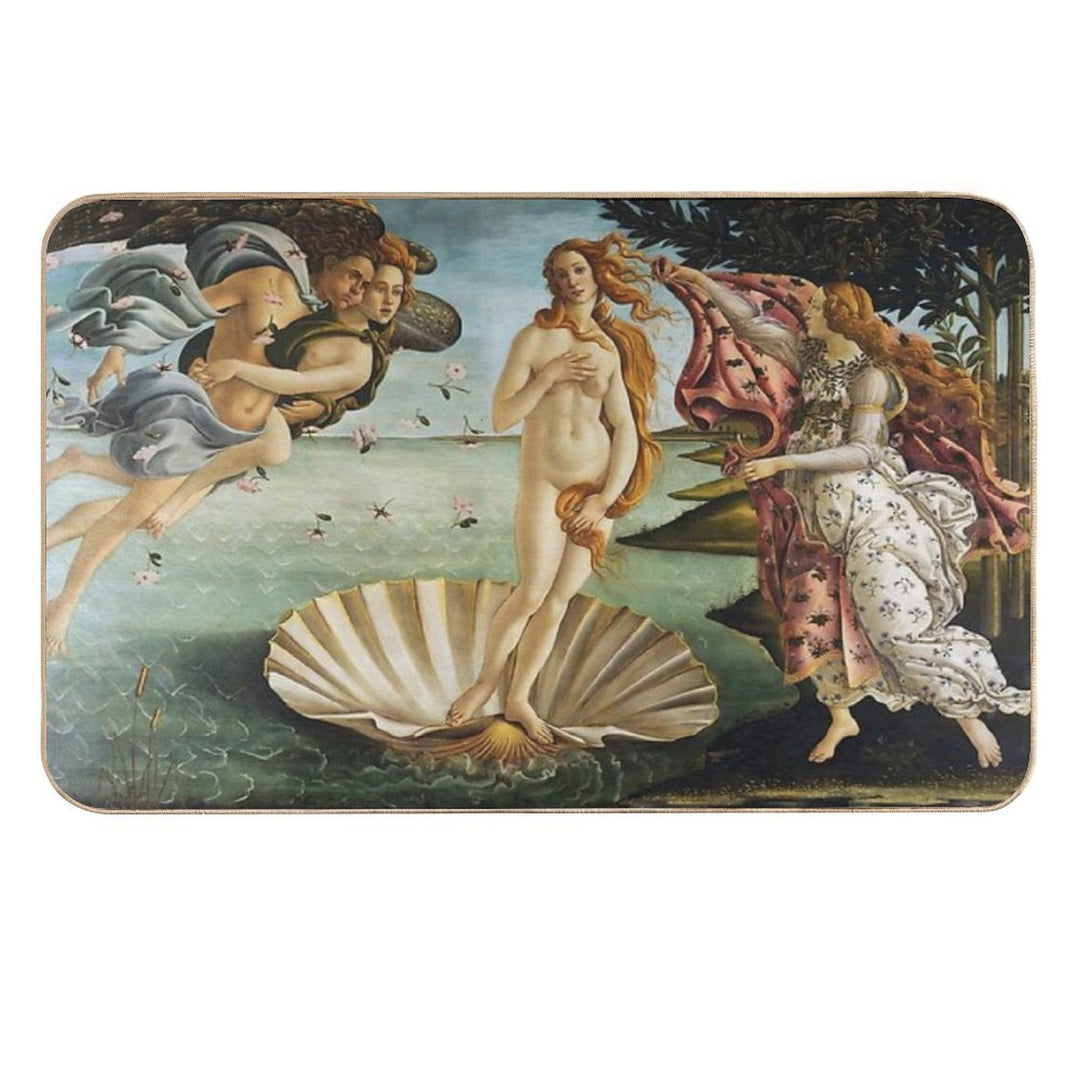 Birth of Venus - Botticelli  Long-Lasting Bath Mat