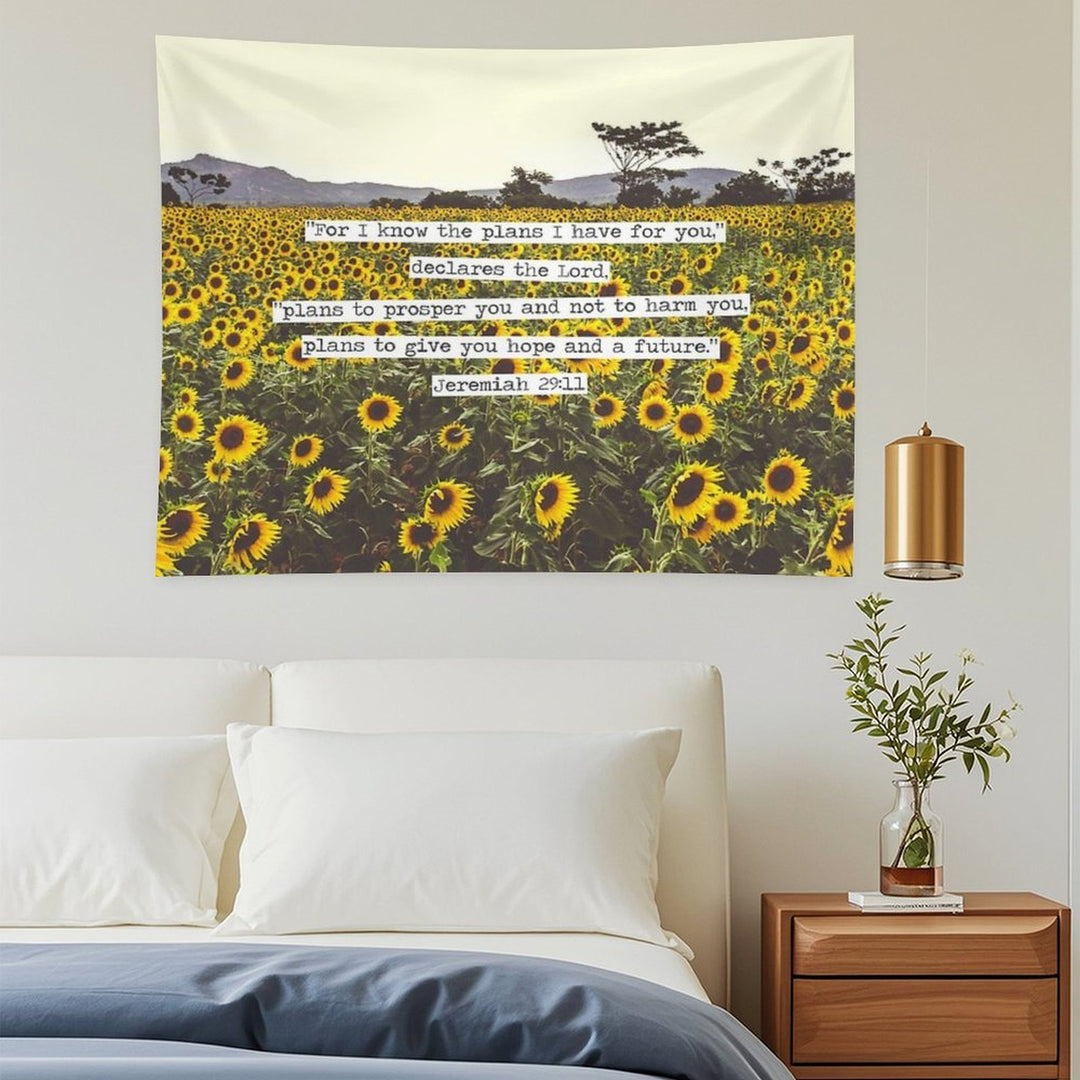 Jeremiah Sunflowers Tapestry