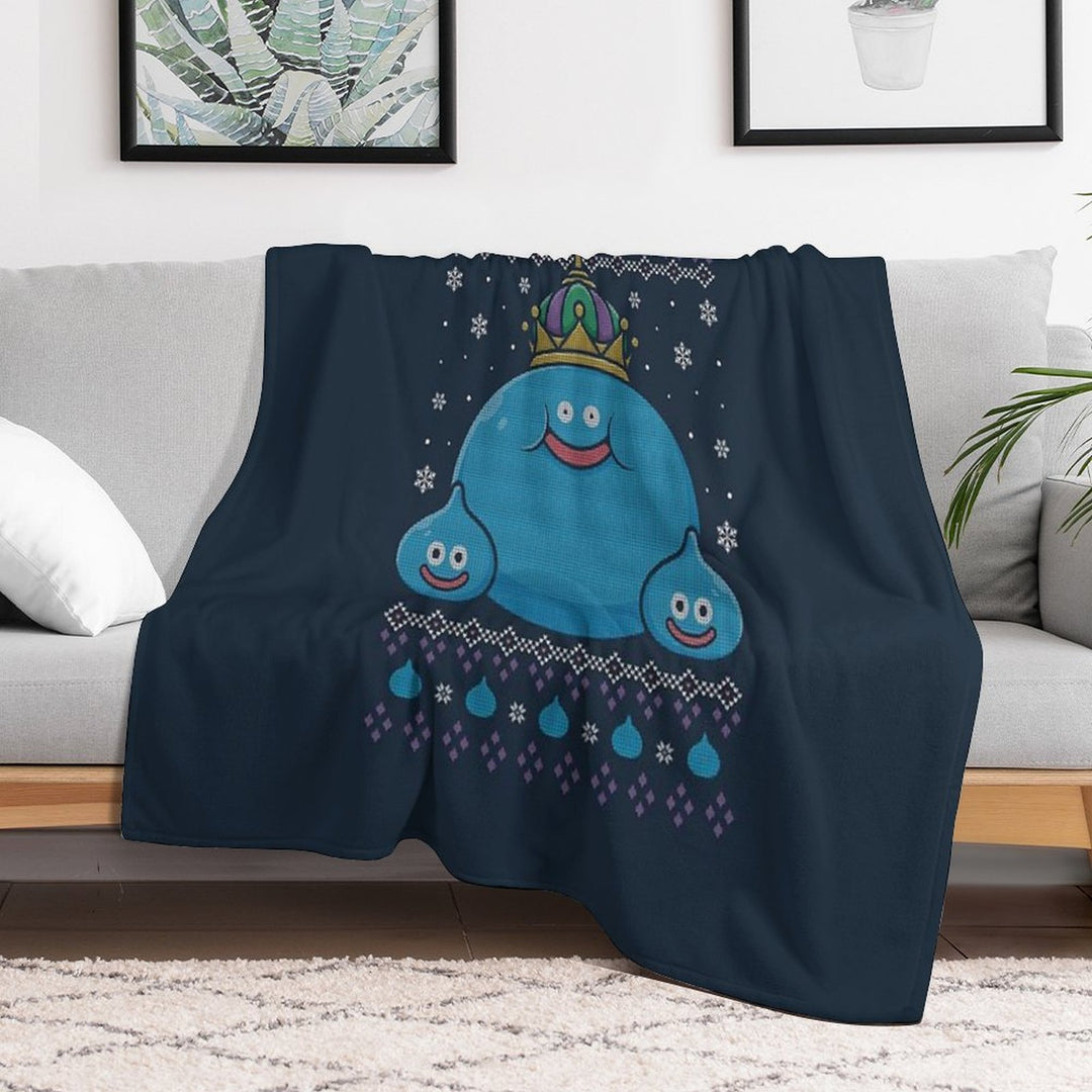 King Slime Christmas Durable Throw Blanket