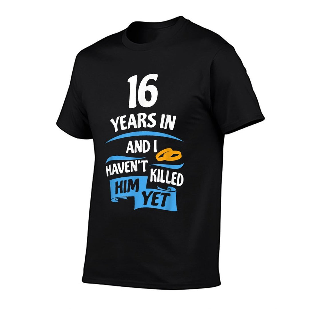 16 Years Anniversary Gift Idea for Her - 16th Wedding  Lightweight T-Shirt
