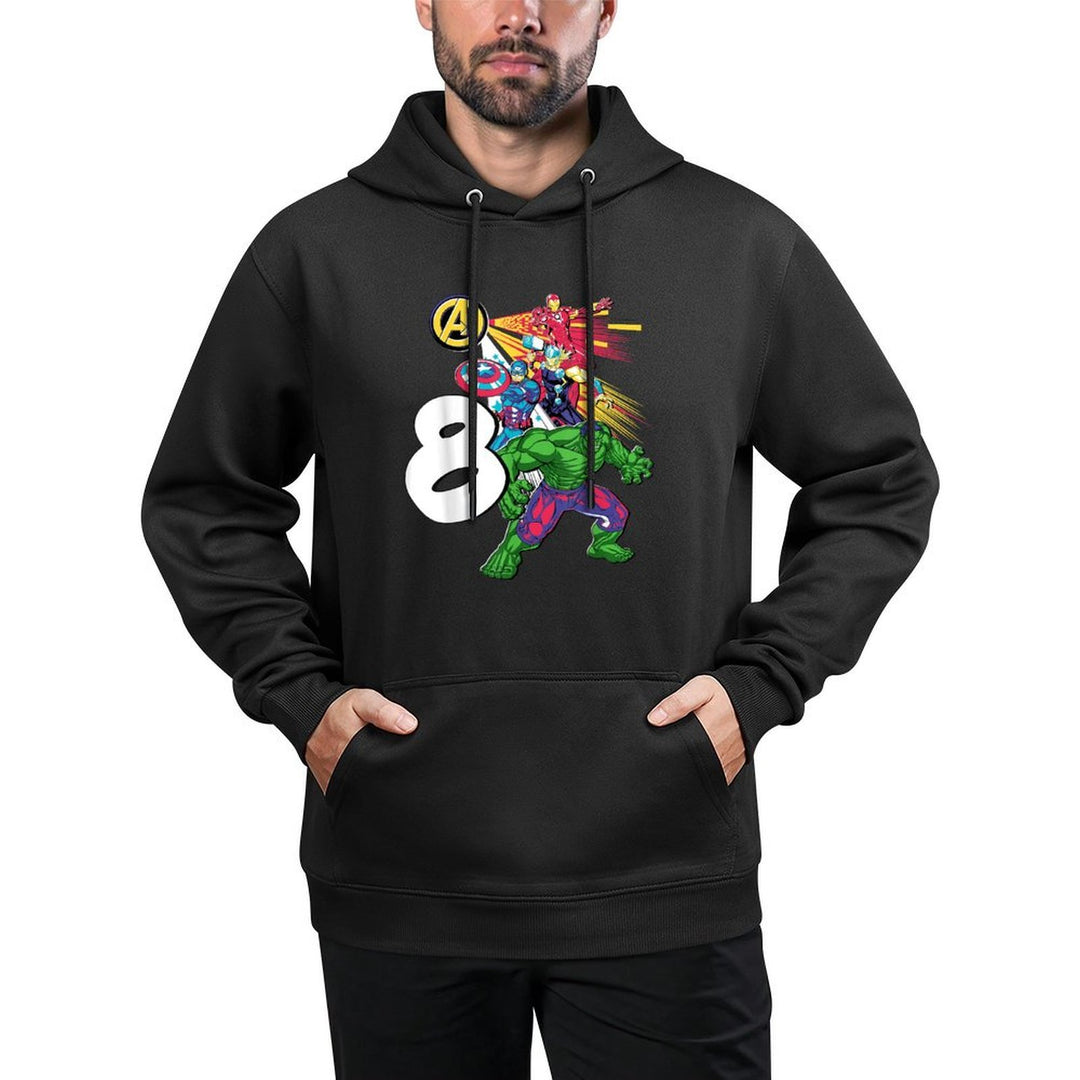 Marvel Super Heroes Avengers 8 Year Old Eighth Birthday Customizable Surface Hoodie