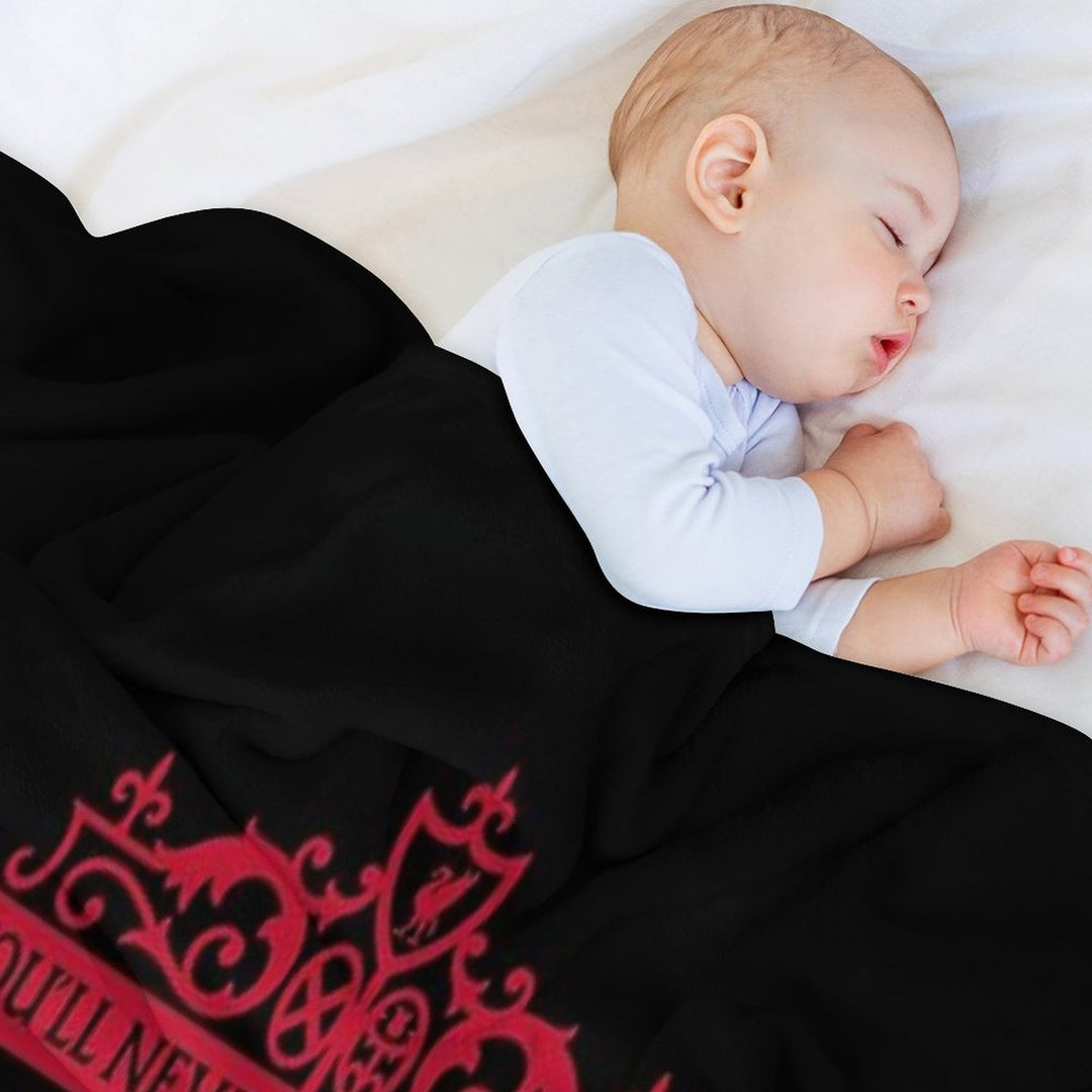 Classic Red Liverpool Emblem Durable Throw Blanket