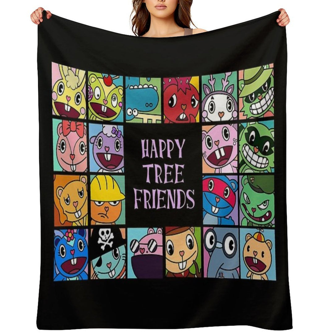 Happy Tree Friends Comfort Throw Blanket