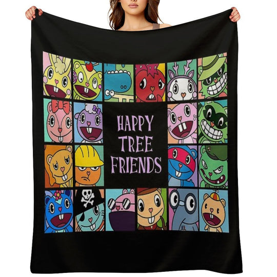 Happy Tree Friends Comfort Throw Blanket