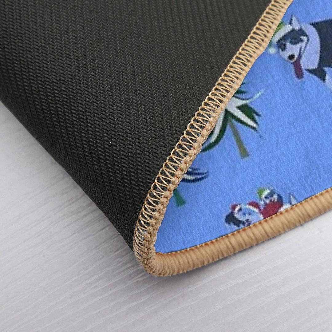 Dog Sledding in Lapland  Long-Lasting Bath Mat