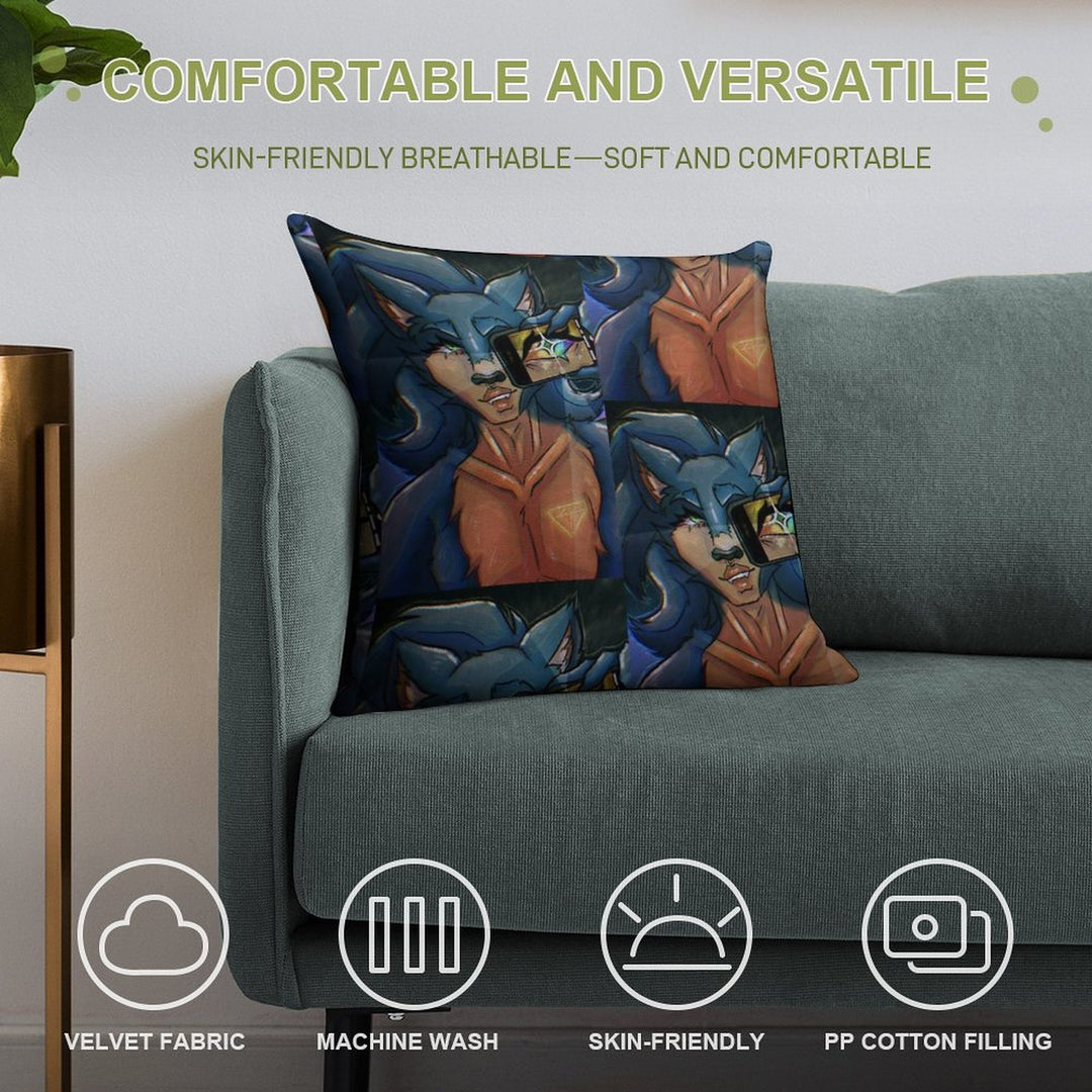 Cosmic Eternity - Sonic The Hedgehog Soft Gift Ready Throw Pillow