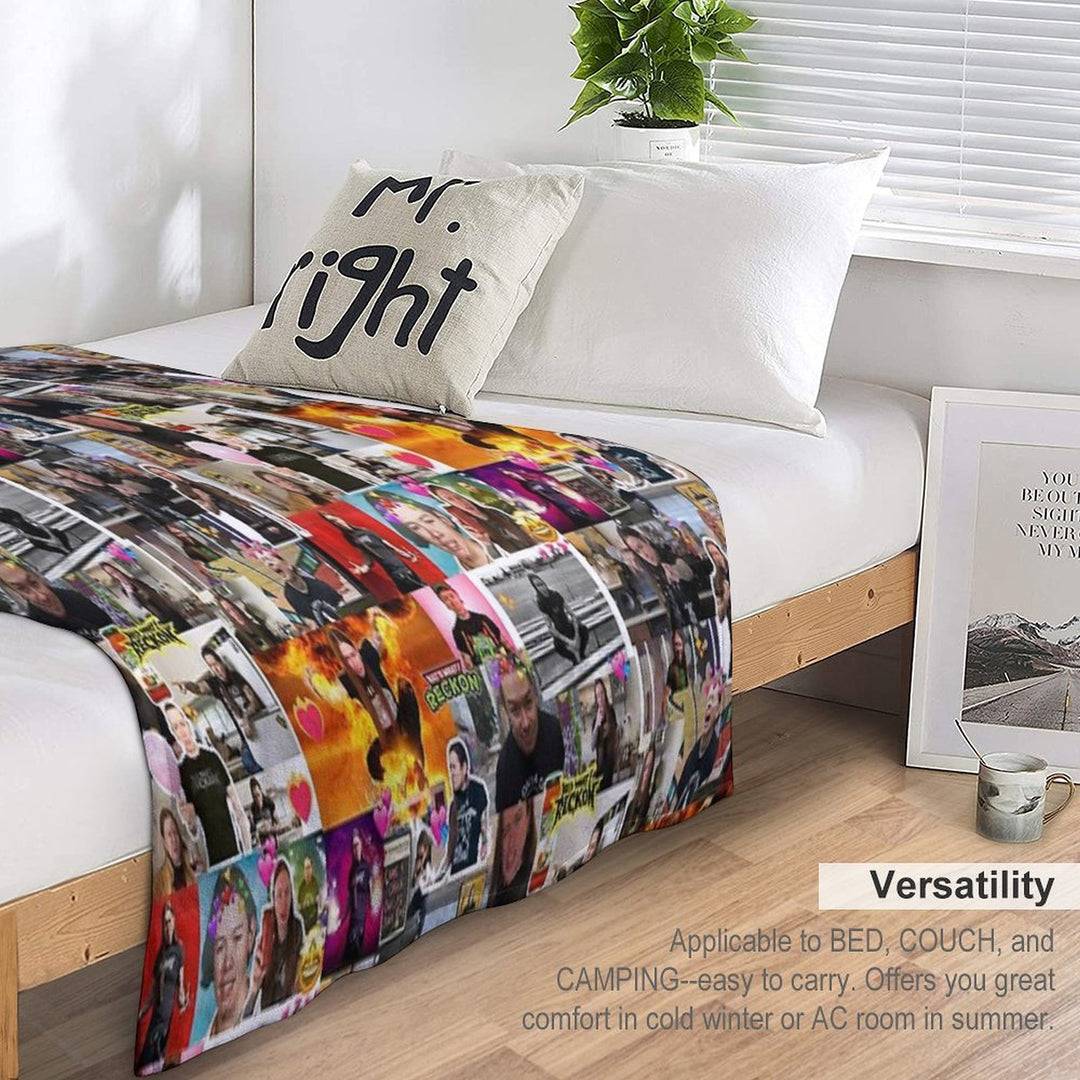 Nat Mega Collage! Versatility Throw Blanket