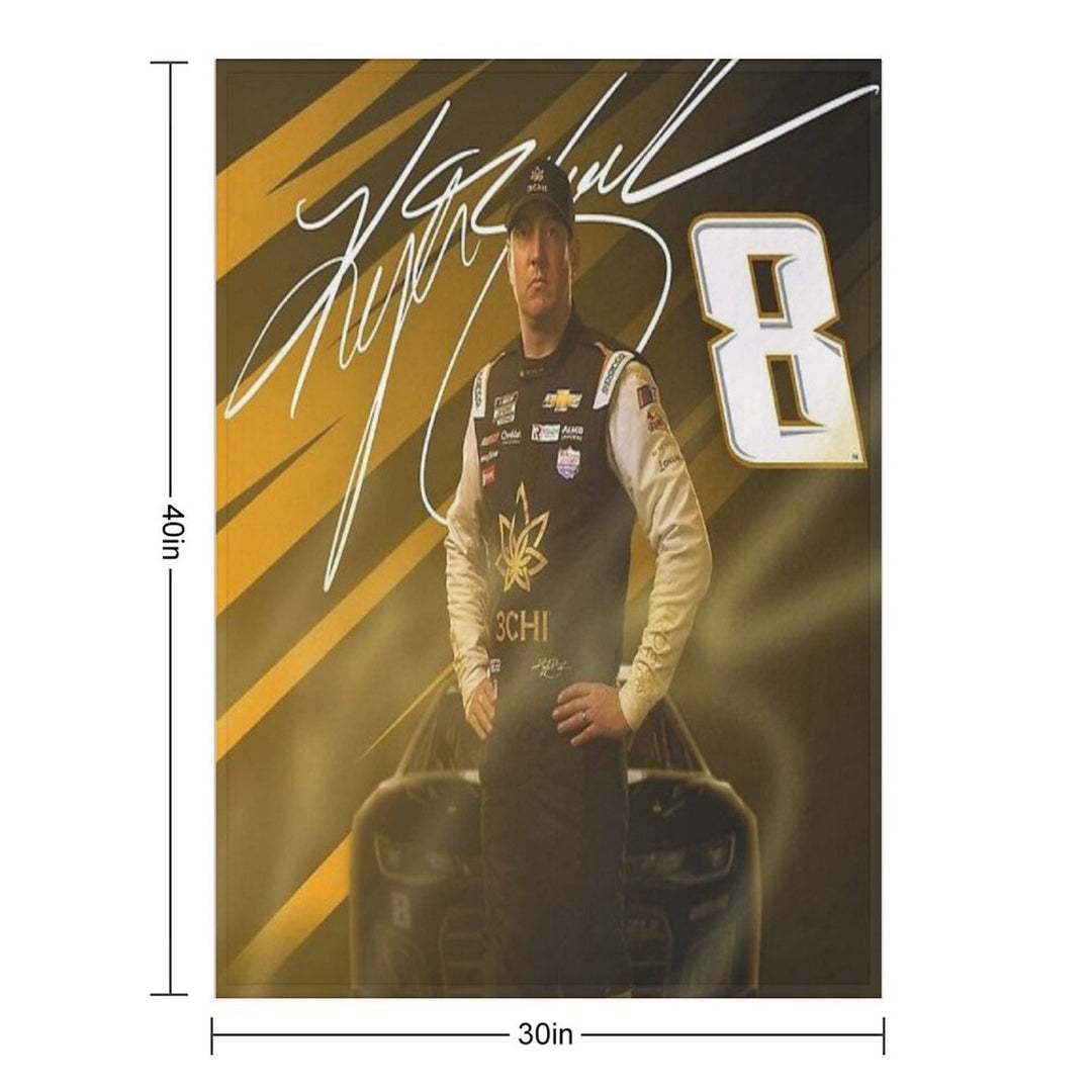Kyle Busch Versatility Throw Blanket