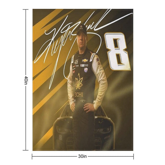 Kyle Busch Versatility Throw Blanket