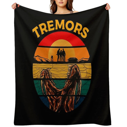 Tremors Vintage Compact Throw Blanket