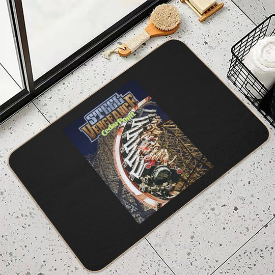 Steel Vengeance Rollercoaster @ Cedar Point, Custom Photograph  Pet-Safe Bath Mat