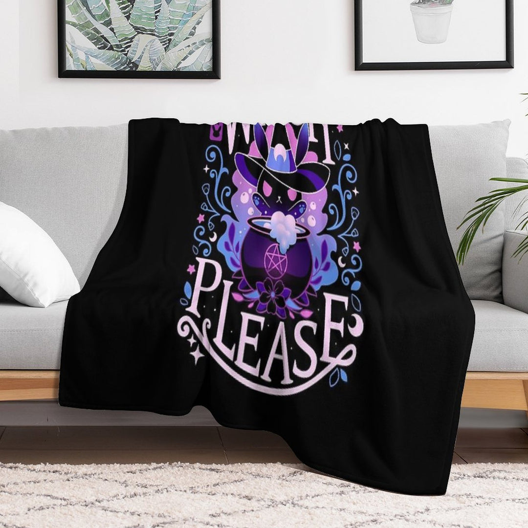 Unlimited Magic - Witch Please Shrink-resistant Throw Blanket
