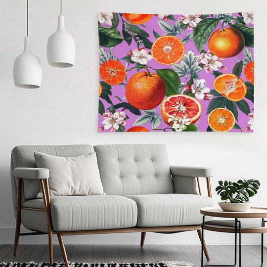 Vintage Fruit Pattern X Tapestry