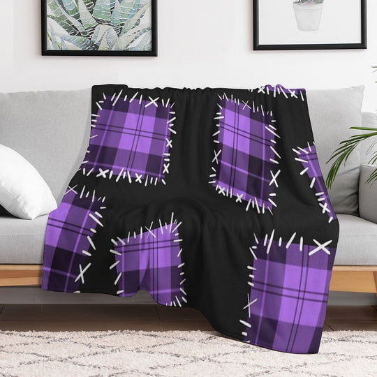 Virgil's Hoodie Patches Multi-functional Throw Blanket