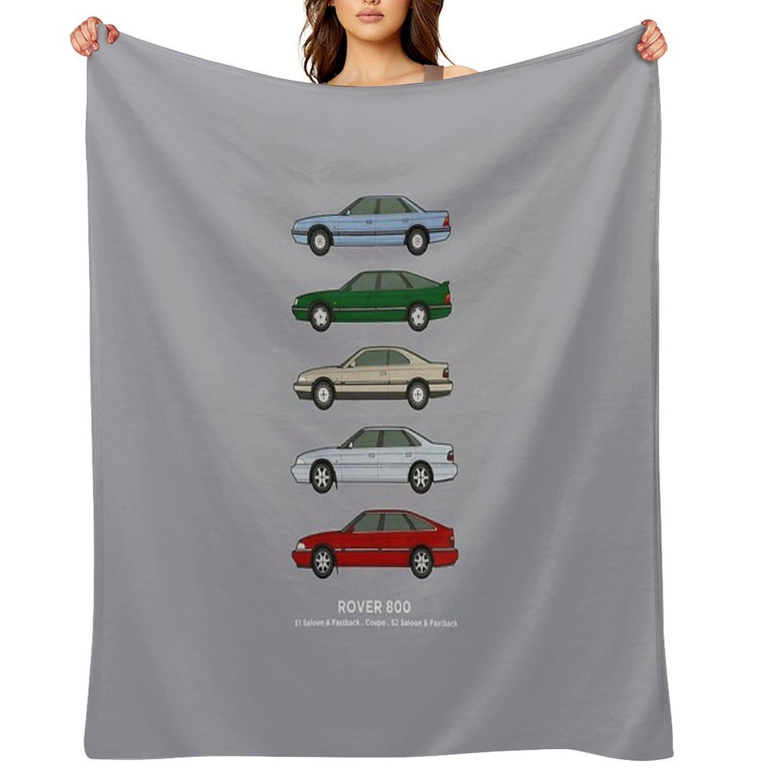 Rover 800 Classic Car Collection Comfort Throw Blanket