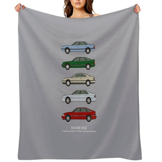 Rover 800 Classic Car Collection Comfort Throw Blanket