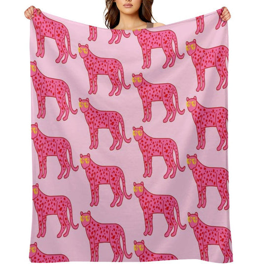 Cheetah Xoxo Eco-conscious Throw Blanket