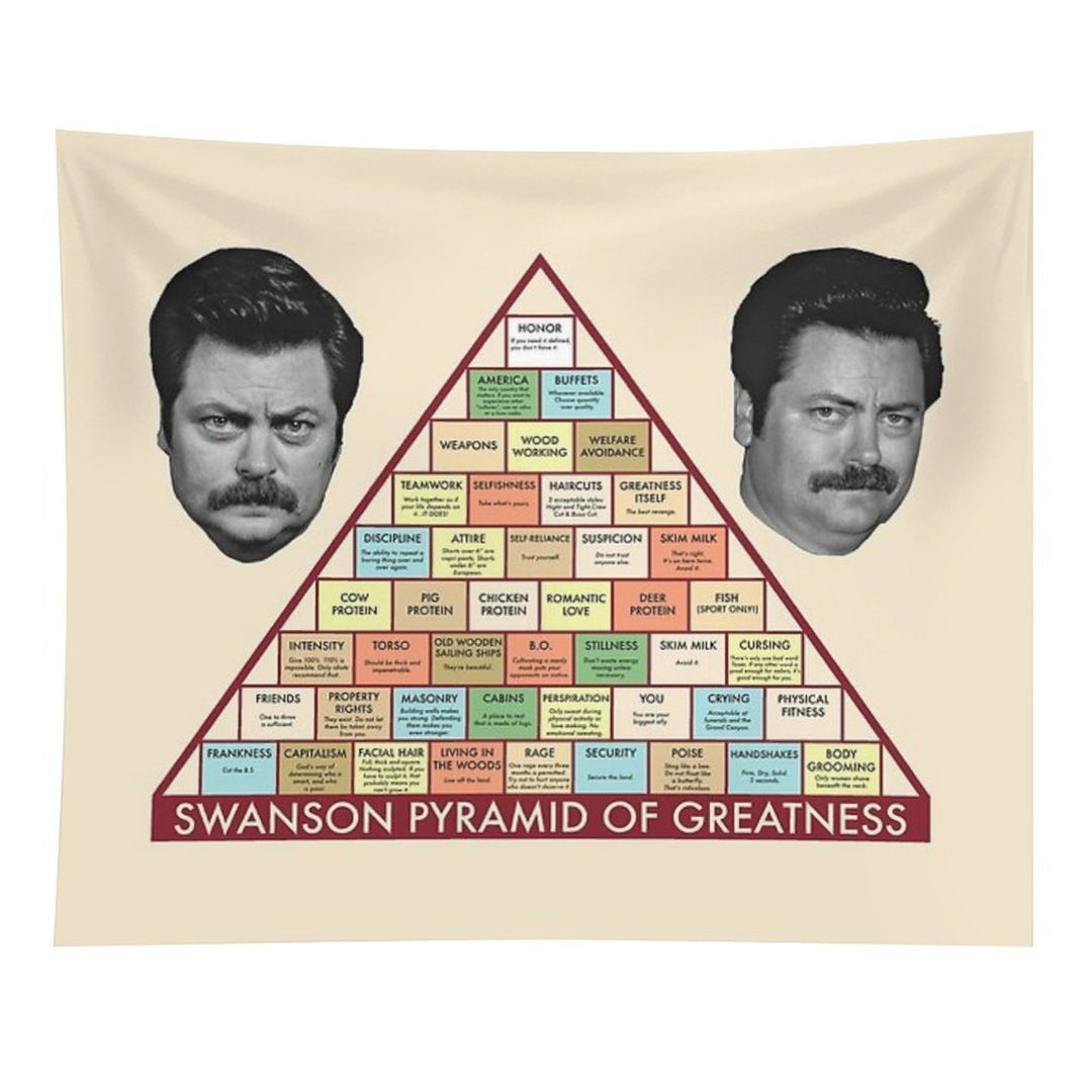 Swanson Pyramid of Greatness Tapestry