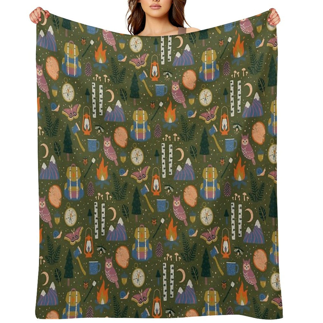 Into The Woods Multi-functional Throw Blanket