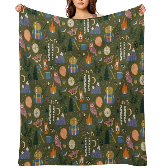 Into The Woods Multi-functional Throw Blanket