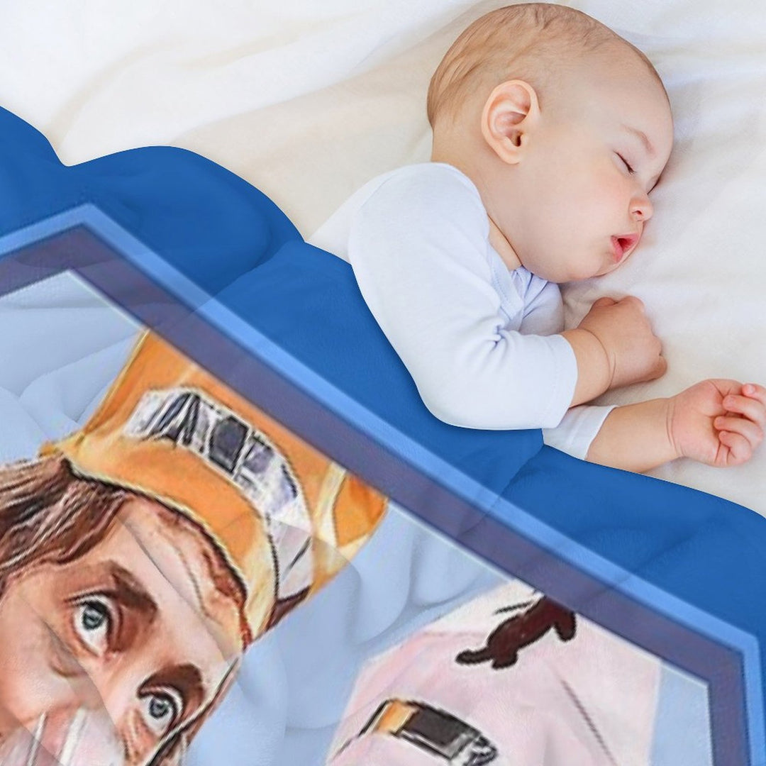 Steptoe And Son Vintage 70s British Television Sitcom Quick-dry Throw Blanket