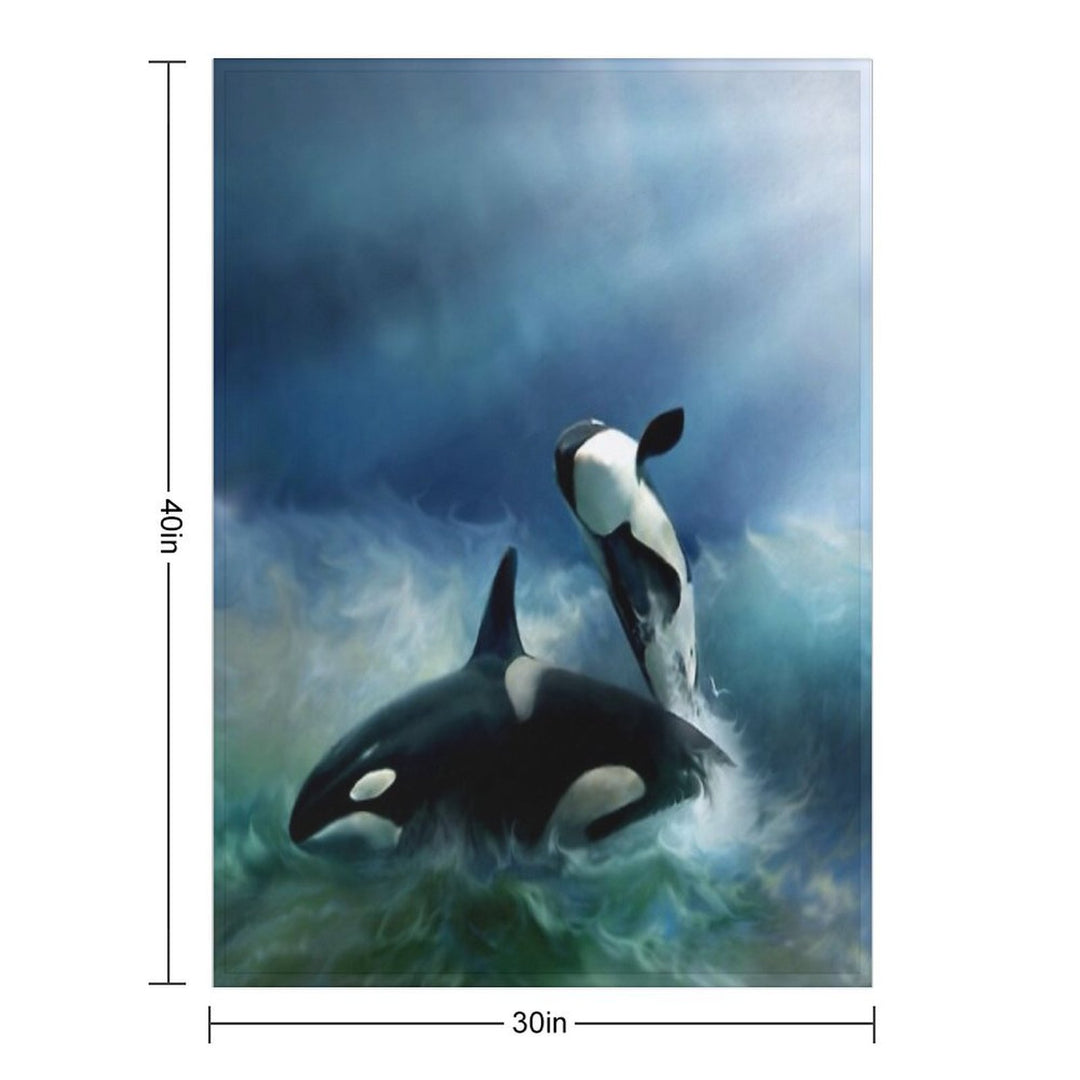 Orca Durable Throw Blanket