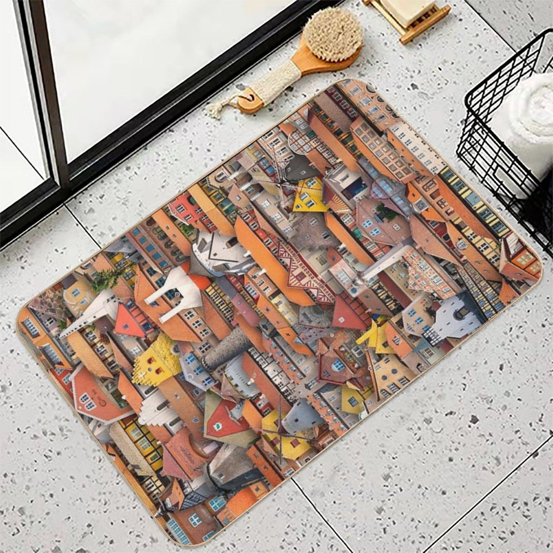 Bornholm in Denmark Durable Bath Mat