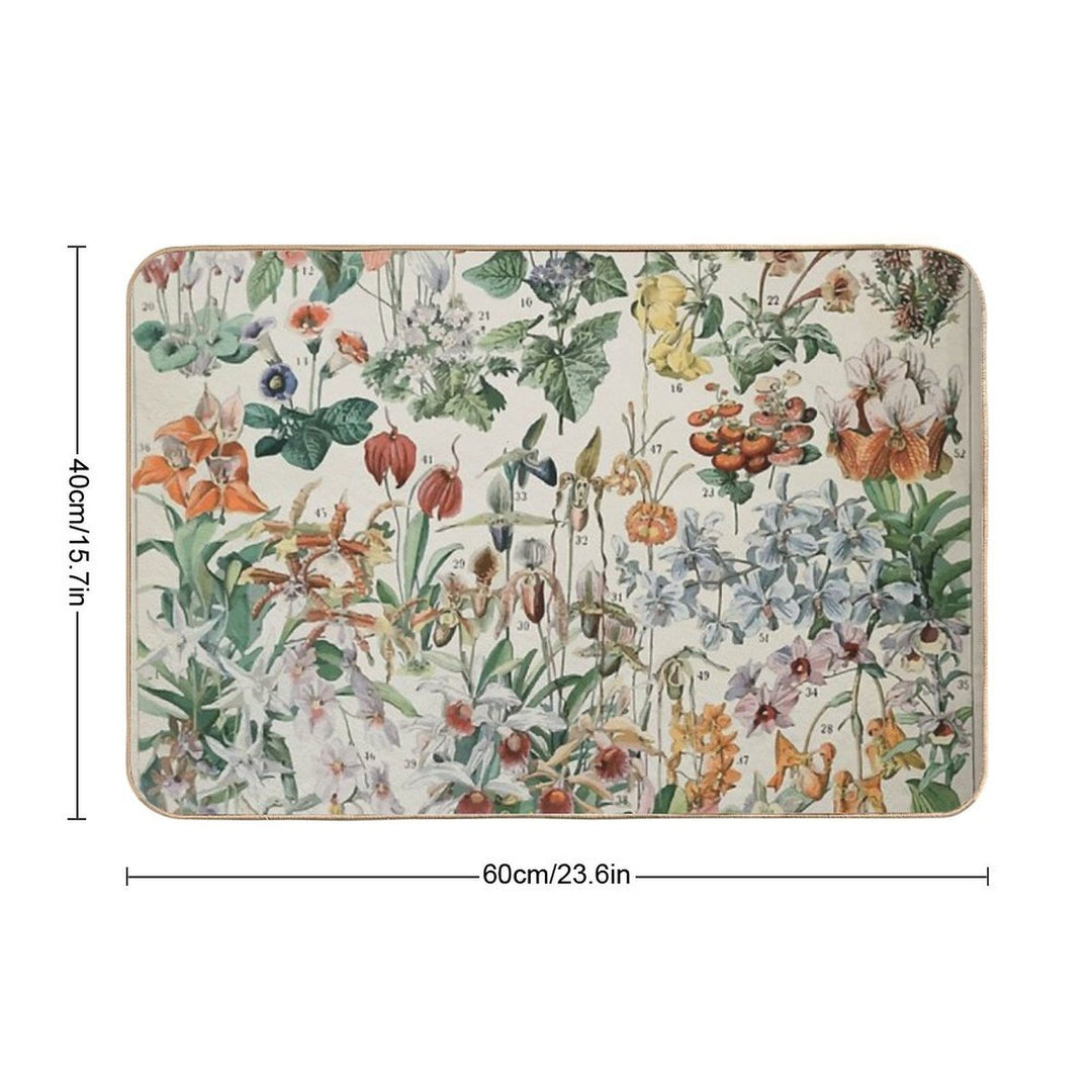 Adolphe Millot Fleurs D  Eco-Friendly Bath Mat