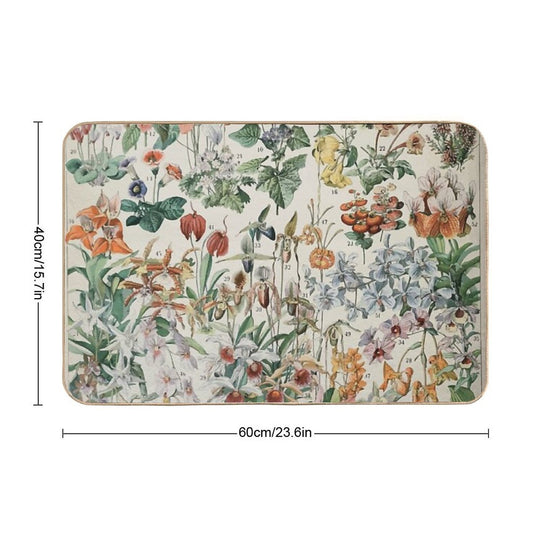 Adolphe Millot Fleurs D  Eco-Friendly Bath Mat