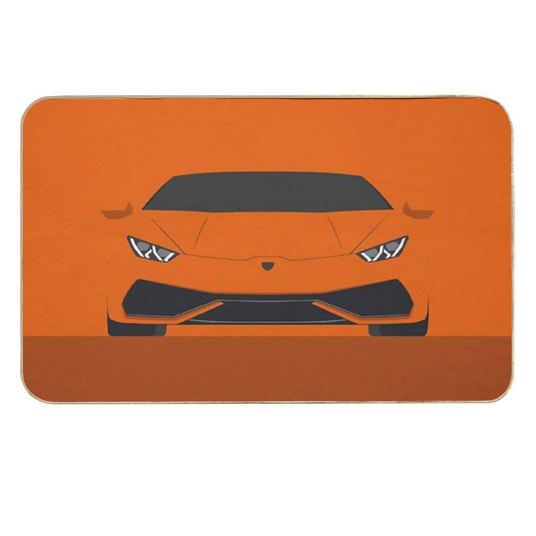 Huracan - Vector Drawing  Non-Slip Bath Mat