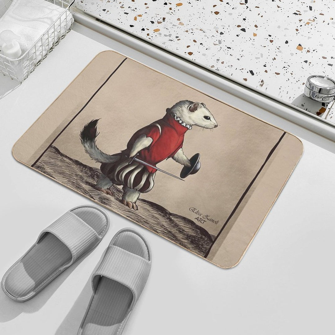 HemAnimals - Hemallino Treatise  - Di Grassi  Fade-Resistant Bath Mat