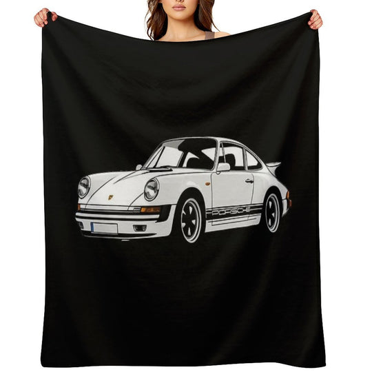 Cool Classic Porsche 911 Versatility Throw Blanket