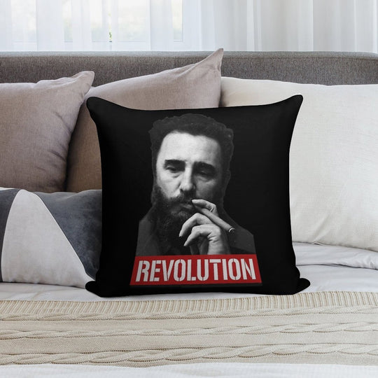 Fidel Castro -Che- Soft Short Plush Fabric Throw Pillow