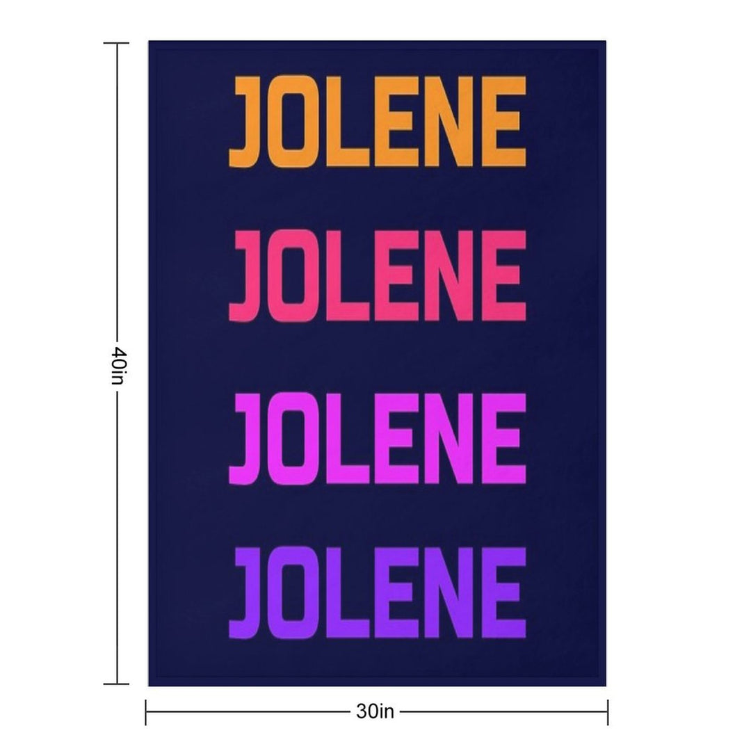 Jolene Retro 80s Multi-functional Throw Blanket