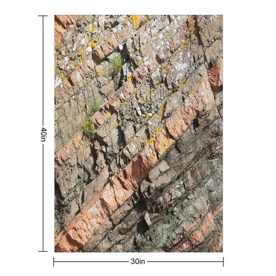 A Slice of Geology Versatility Throw Blanket