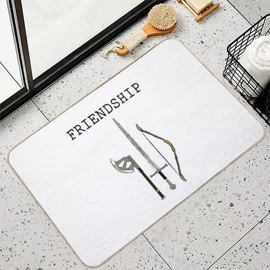 Weapons - Friendship  Eco-Friendly Bath Mat