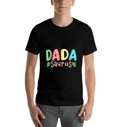 Dada Saurus Kids Dinosaur Birthday Party Family Matching  Moisture-wicking T-Shirt