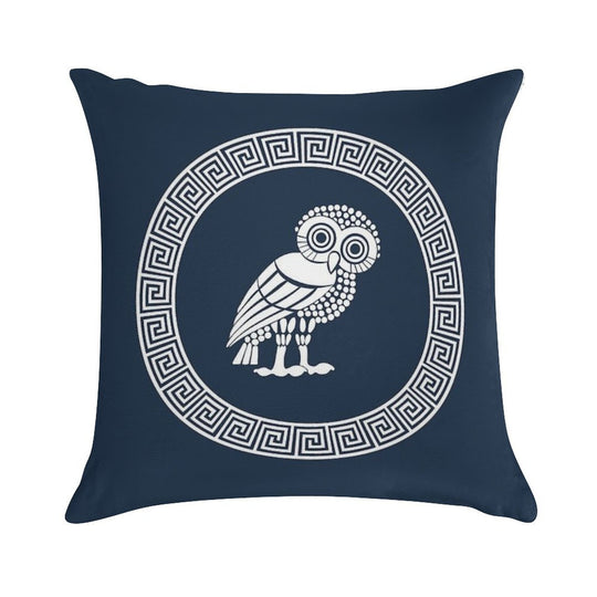 Owl of Athena Soft Warmth Comfort Throw Pillow