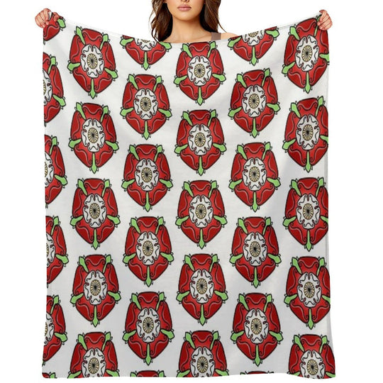 Tudor Rose Multi-functional Throw Blanket