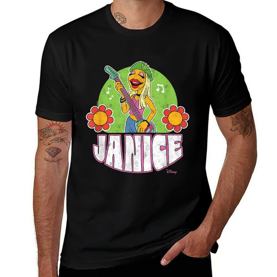 The Muppets - Electric Mayhem Janice  Trendy Pattern T-Shirt