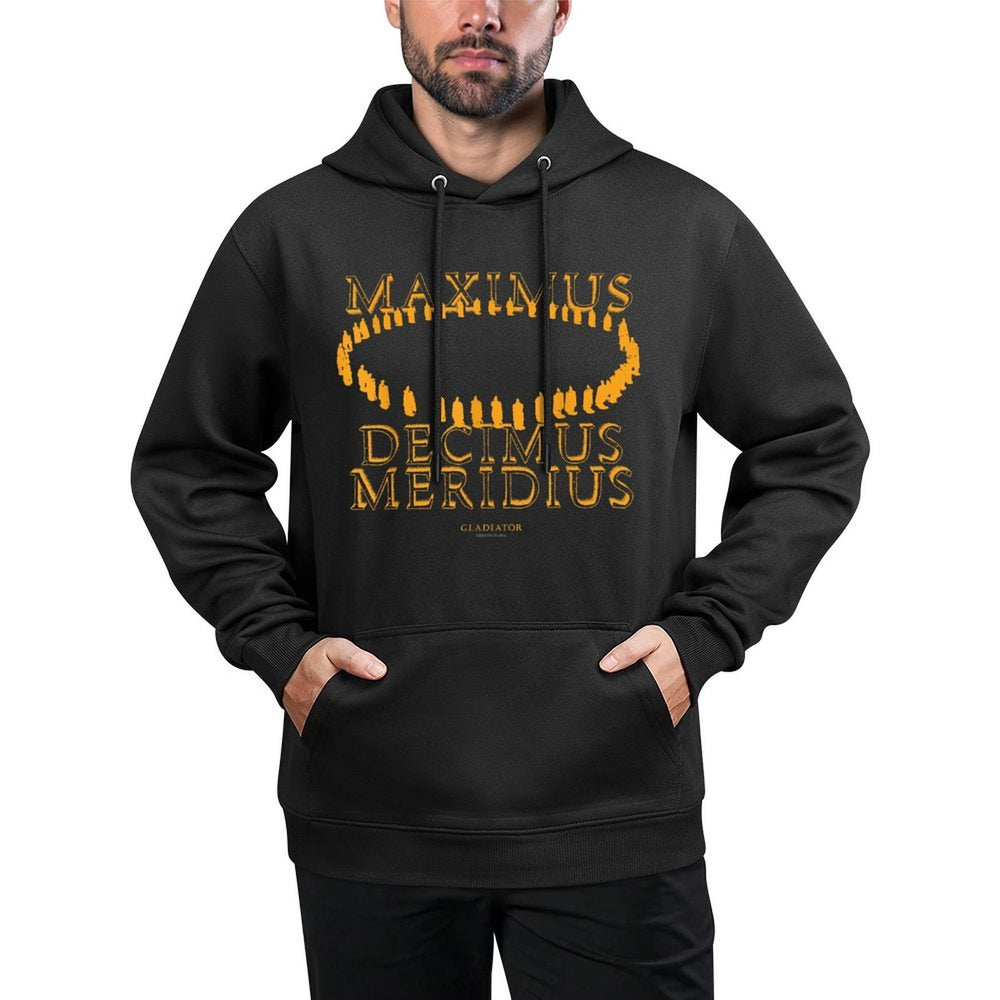 Gladiator Maximus Decimus Meridius Yellow Medium-Weight Fabric Hoodie