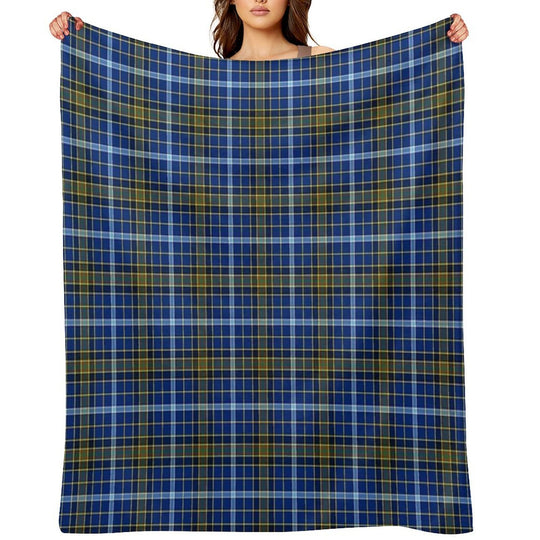 Clan Knox Tartan Eco-conscious Throw Blanket