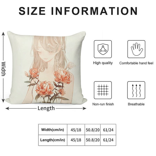 Stem. Soft Anti-Pilling Throw Pillow