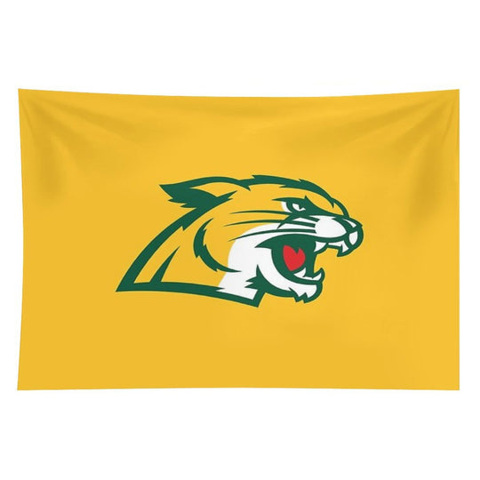 Northern Michigan Green Yellow Tapestry