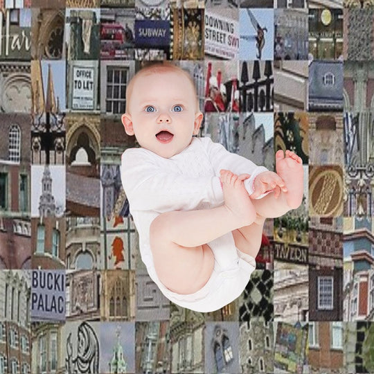 London, England Anti-pilling Throw Blanket