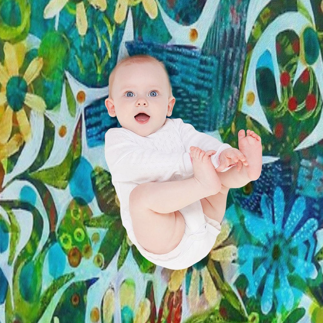 Summer Light, An Este MacLeod Design Velvety-soft Throw Blanket