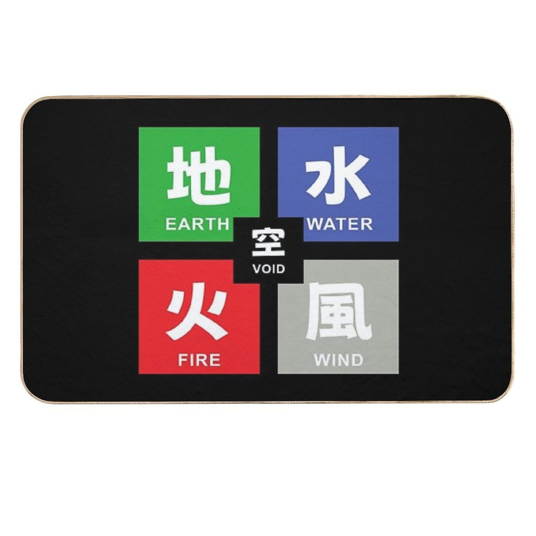 The Five Japanese Elements  Versatile Bath Mat